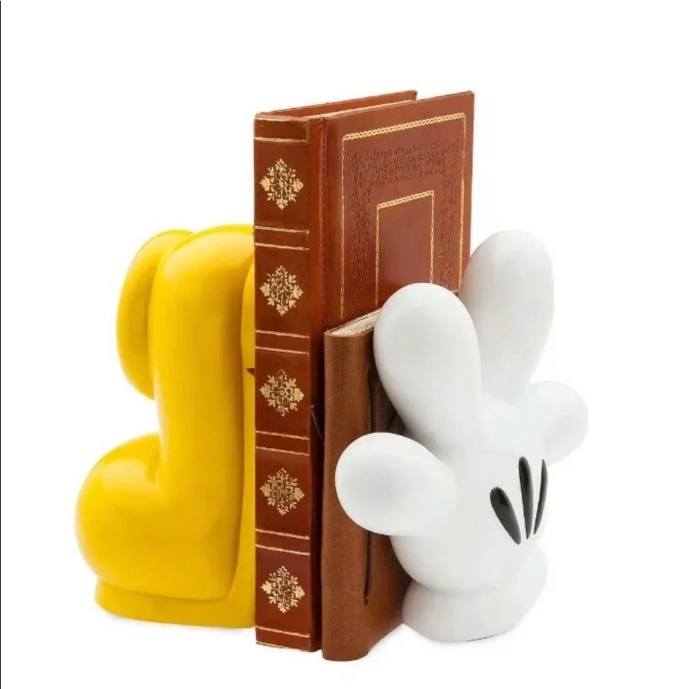 I am Mickey Mouse sculpted bookend set NIB